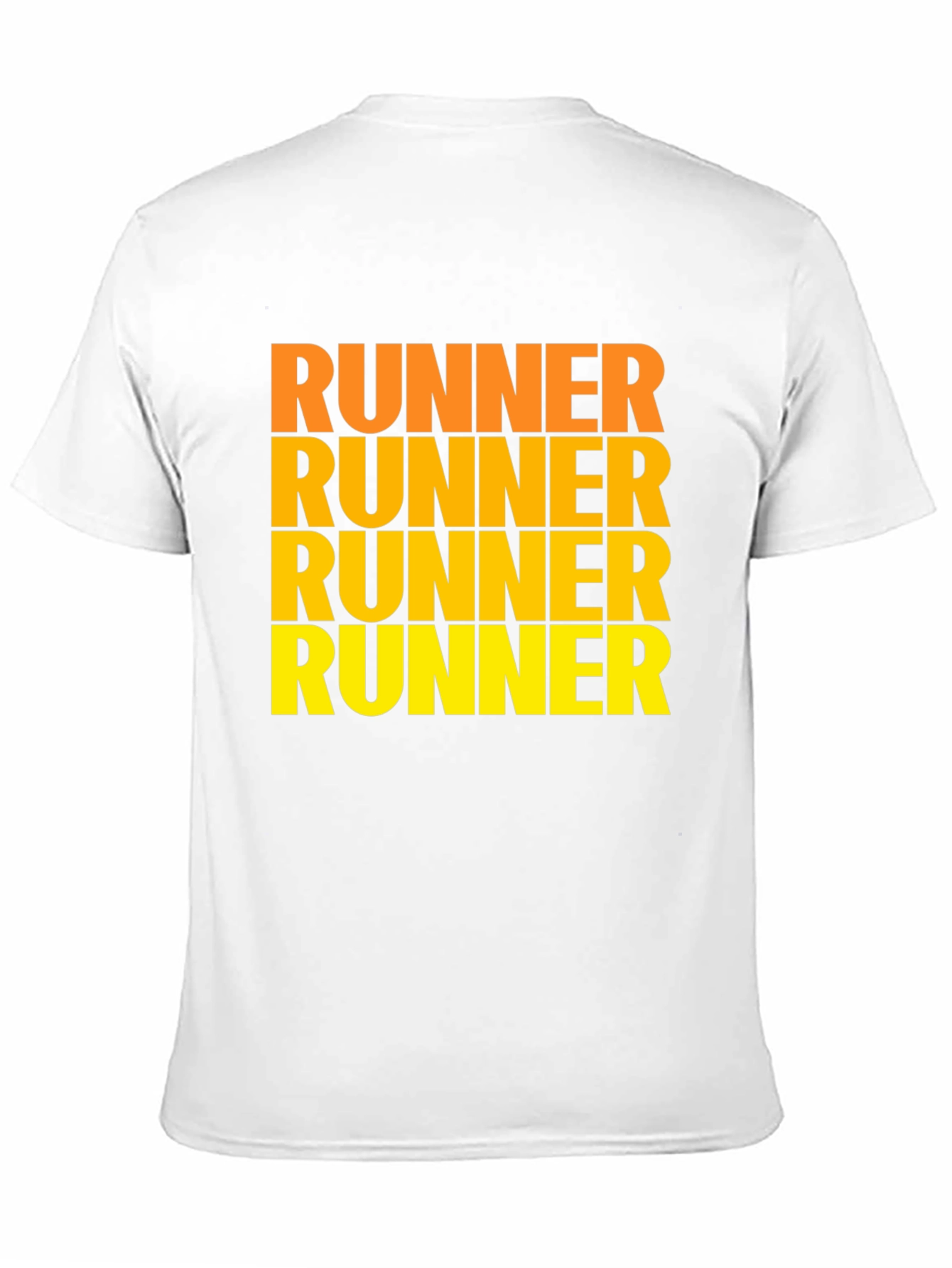 Runner Text Graphic Black T-Shirt