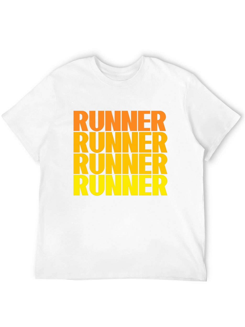 Runner Text Graphic Black T-Shirt
