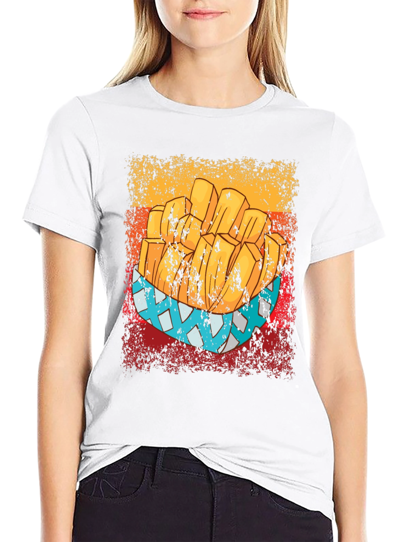 Retro French Fries Graphic Tee