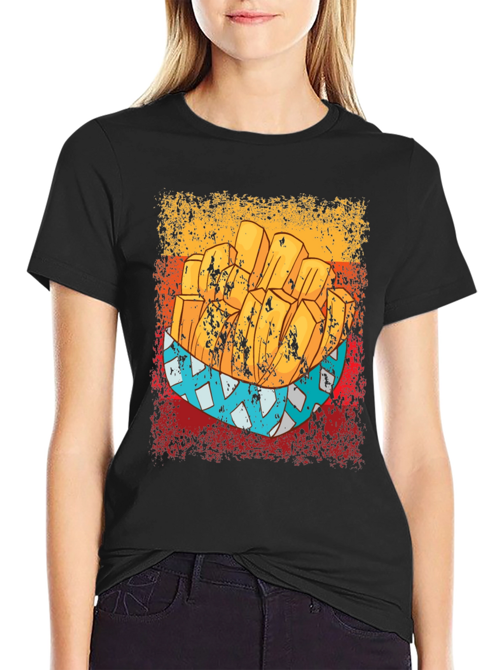 Retro French Fries Graphic Tee