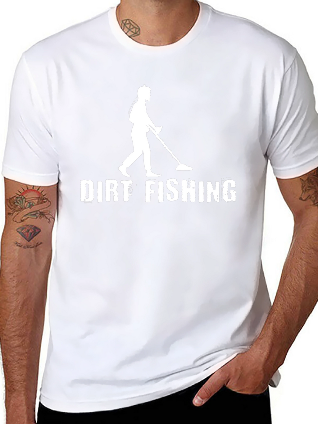 Dirt Fishing T-Shirt - Metal Detecting Enthusiast Apparel