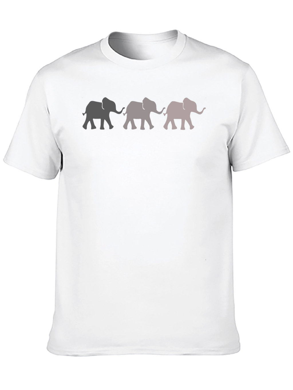 Elephant Parade Graphic Tee - Stylish Mens Black T-Shirt