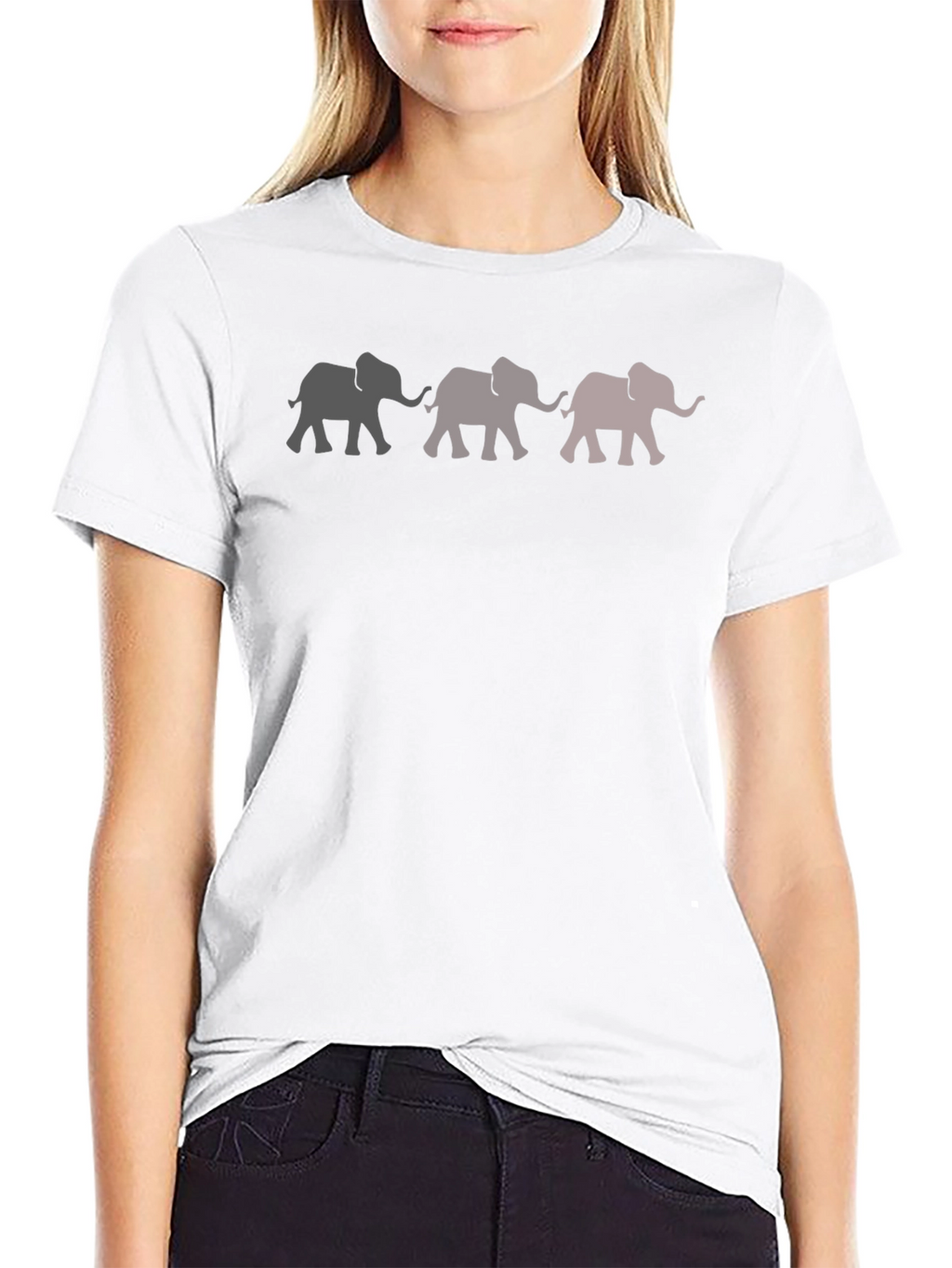 Elephant Parade Graphic Tee - Stylish Mens Black T-Shirt