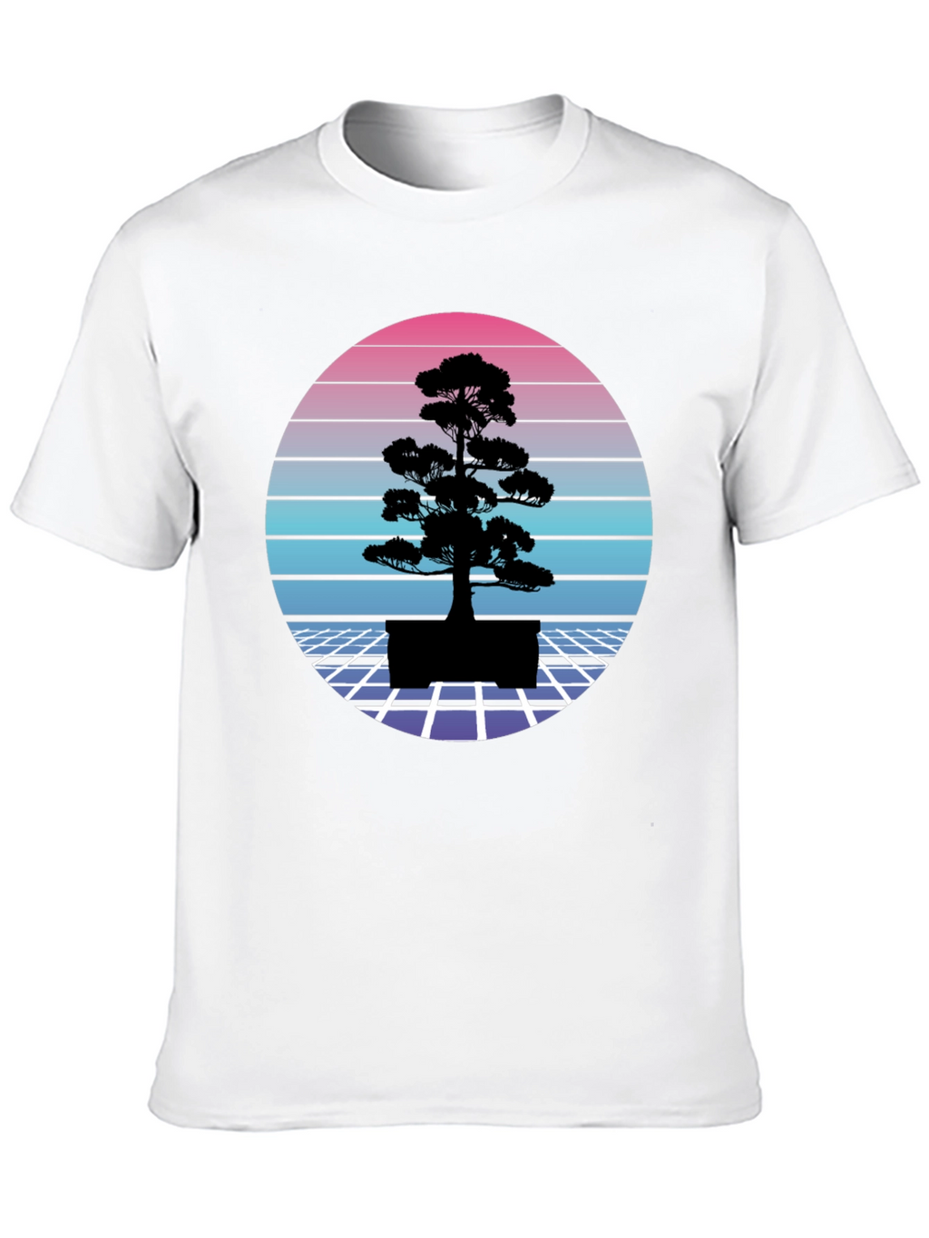 Retro Bonsai T-Shirt - Vaporwave Style