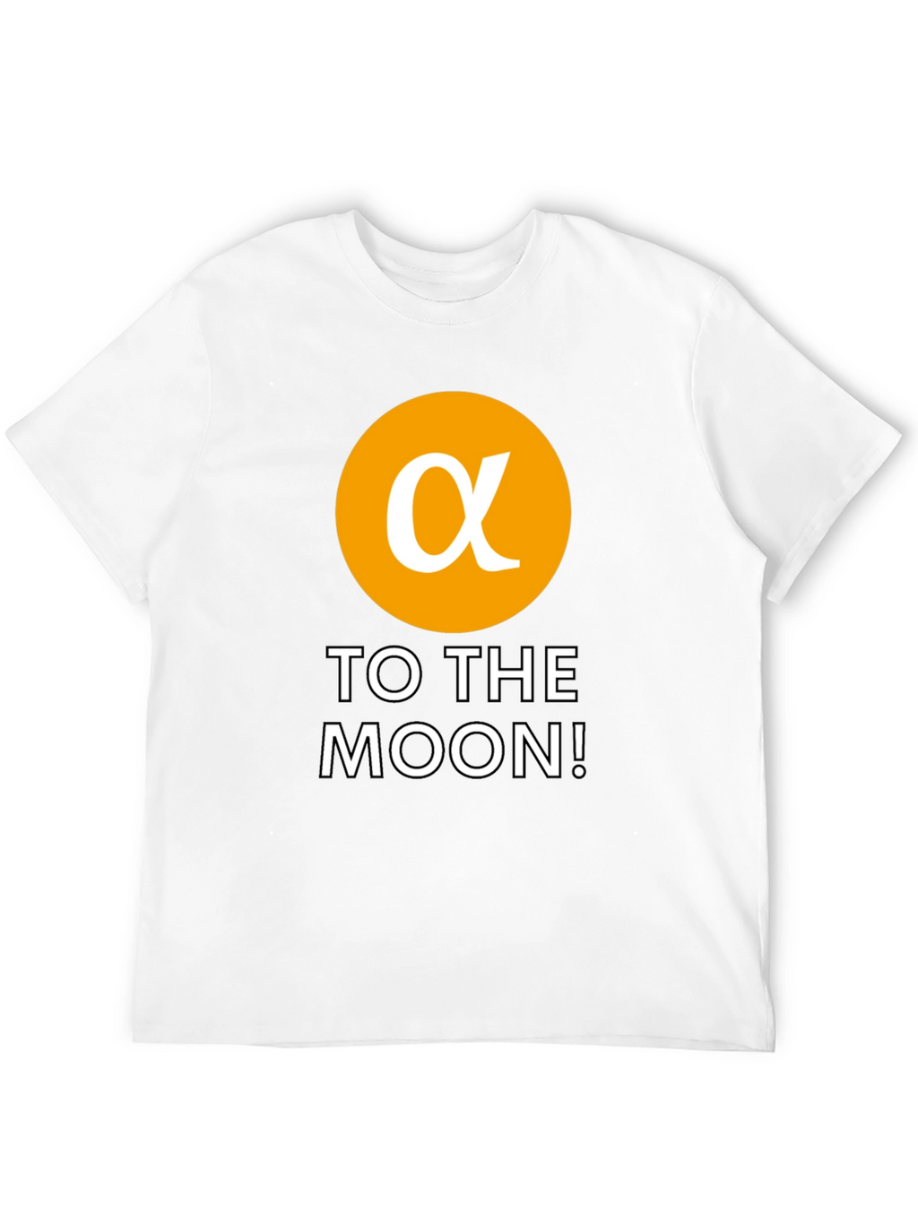 Alpha Crypto To The Moon Black T-Shirt