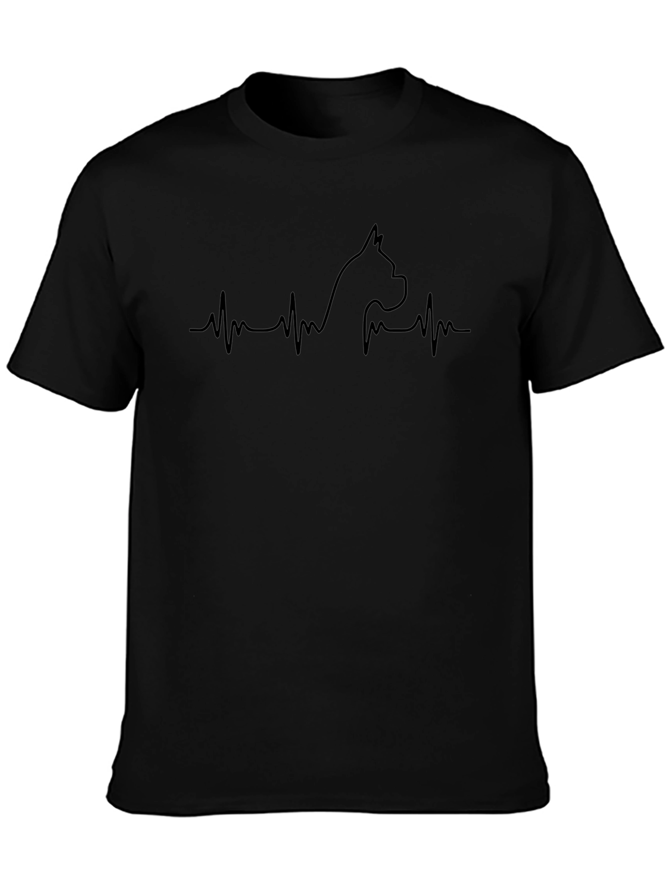 Cat Heartbeat T-Shirt - Cool Graphic Tee
