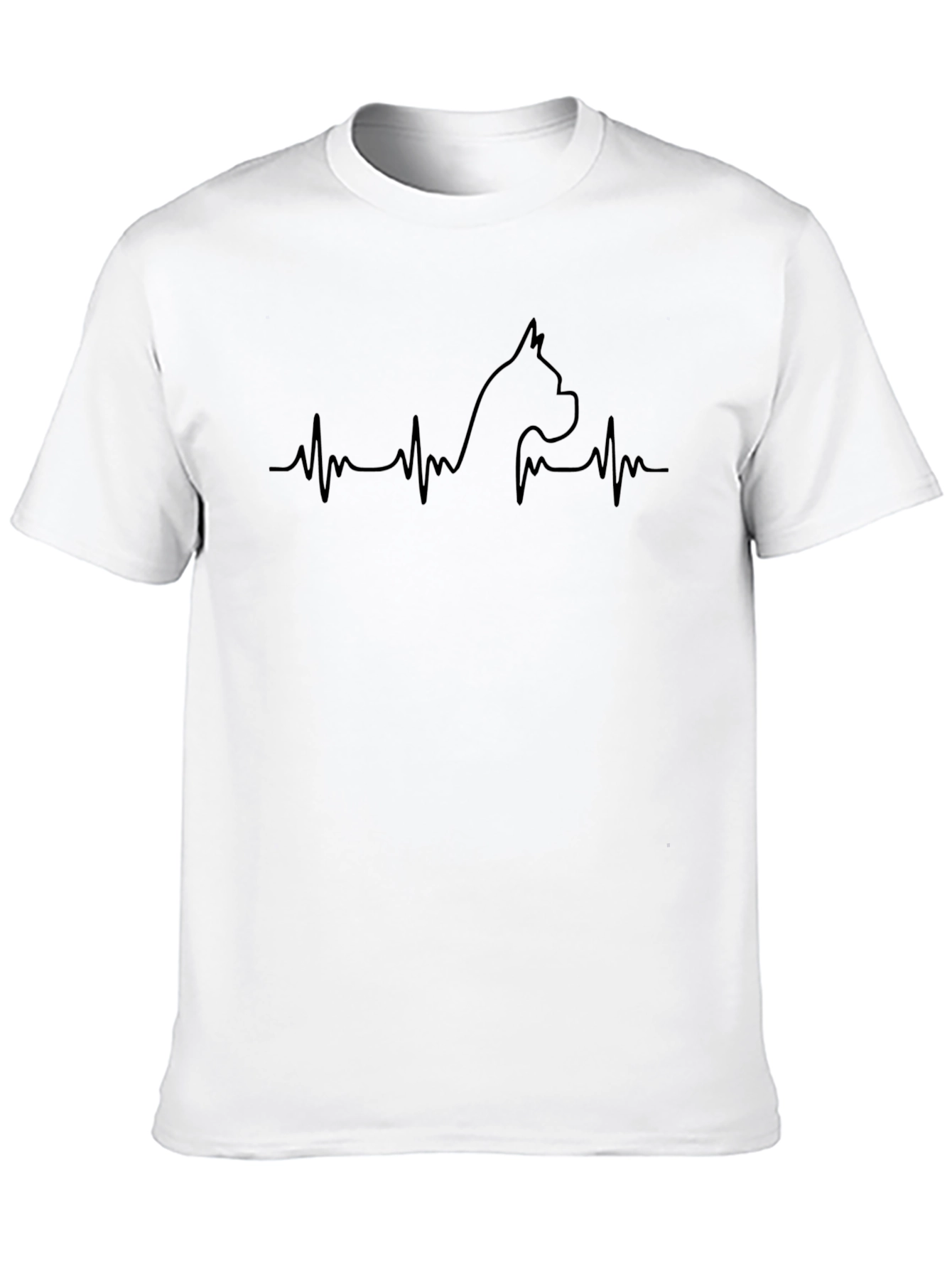 Cat Heartbeat T-Shirt - Cool Graphic Tee