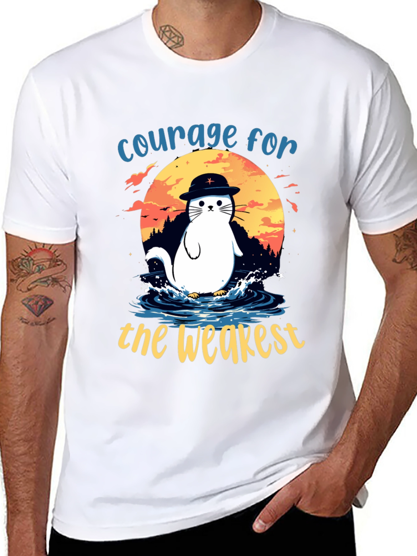 Courage T-Shirt - Seal Design