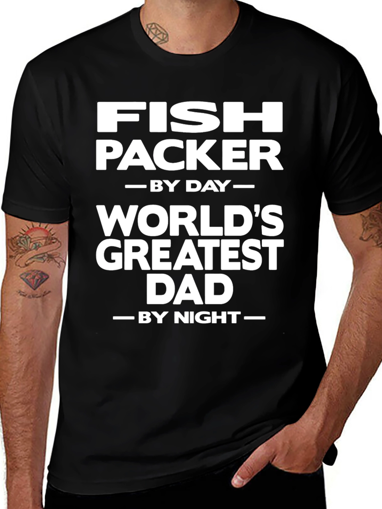 Fish Packer Greatest Dad T-Shirt