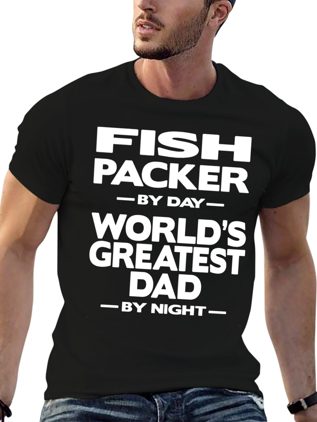 Fish Packer Greatest Dad T-Shirt