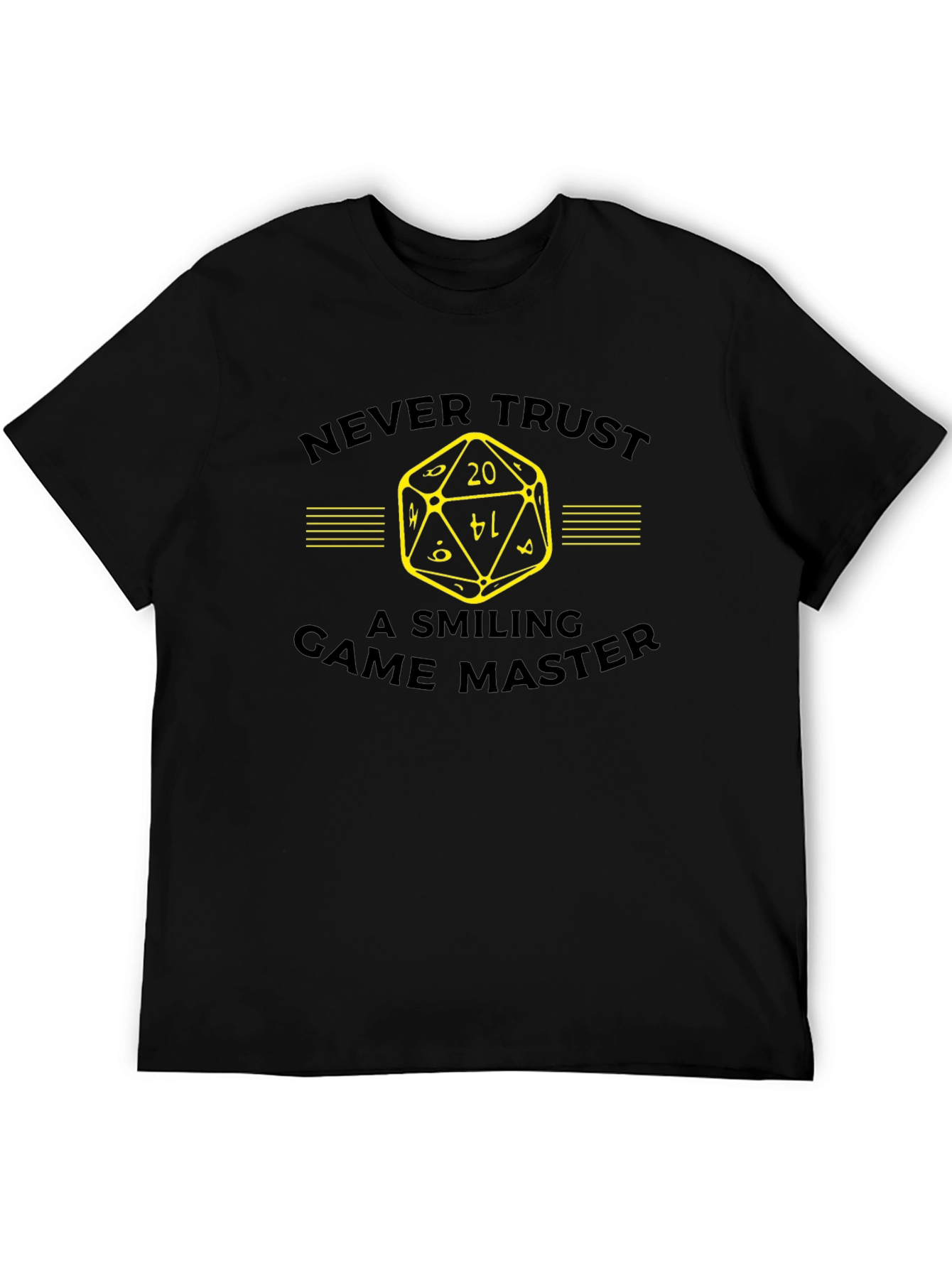 Never Trust Smiling Game Master T-Shirt