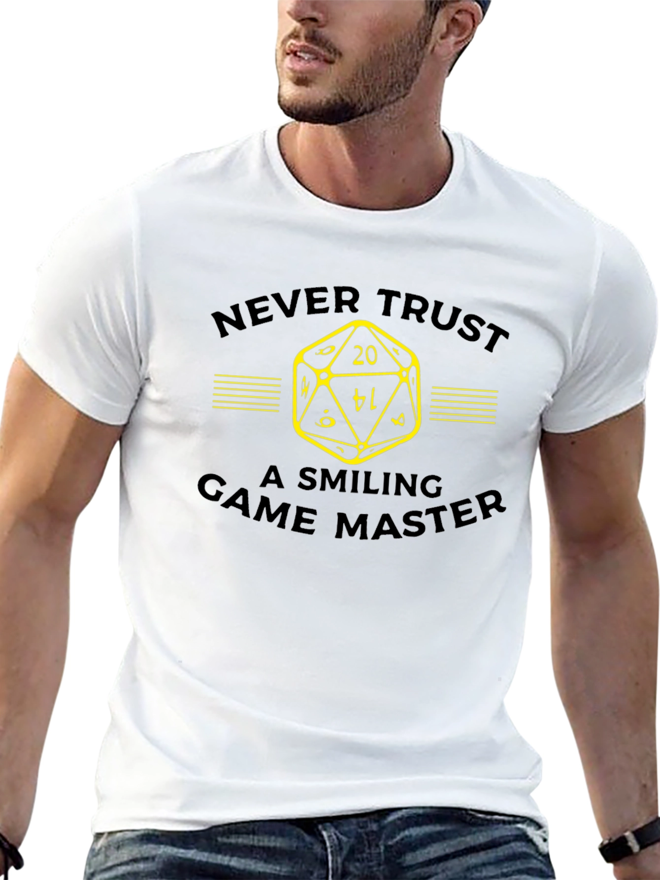 Never Trust Smiling Game Master T-Shirt