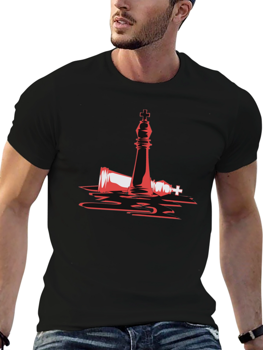 Checkmate T-Shirt - Fallen King Graphic Tee