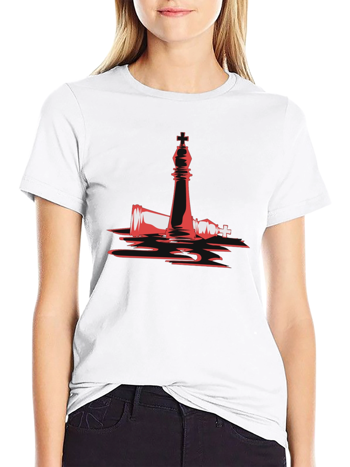Checkmate T-Shirt - Fallen King Graphic Tee