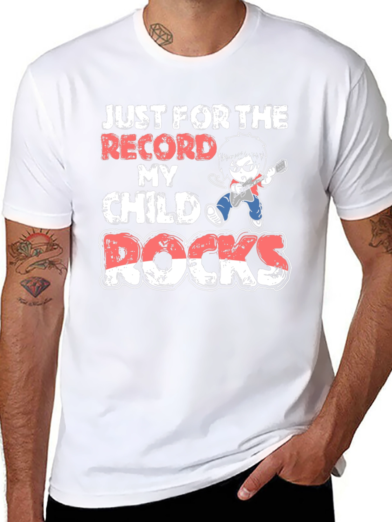 My Child Rocks T-Shirt | Rocker Kid Graphic Tee