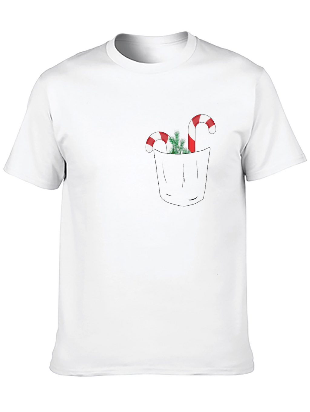 Festive Holiday Pocket T-Shirt