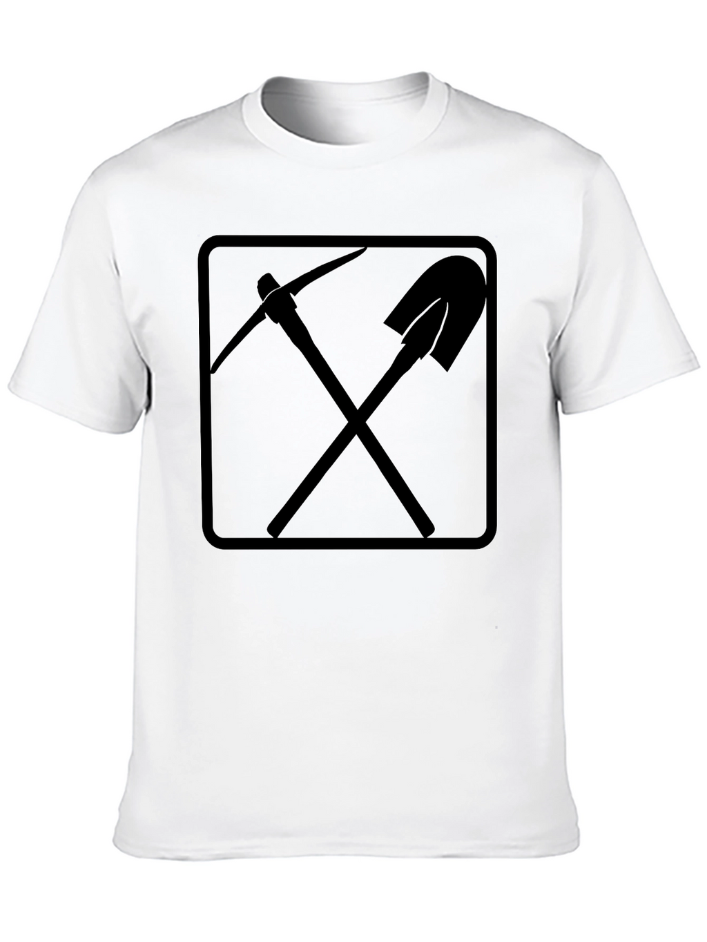 Pickaxe & Shovel Graphic Tee - Black