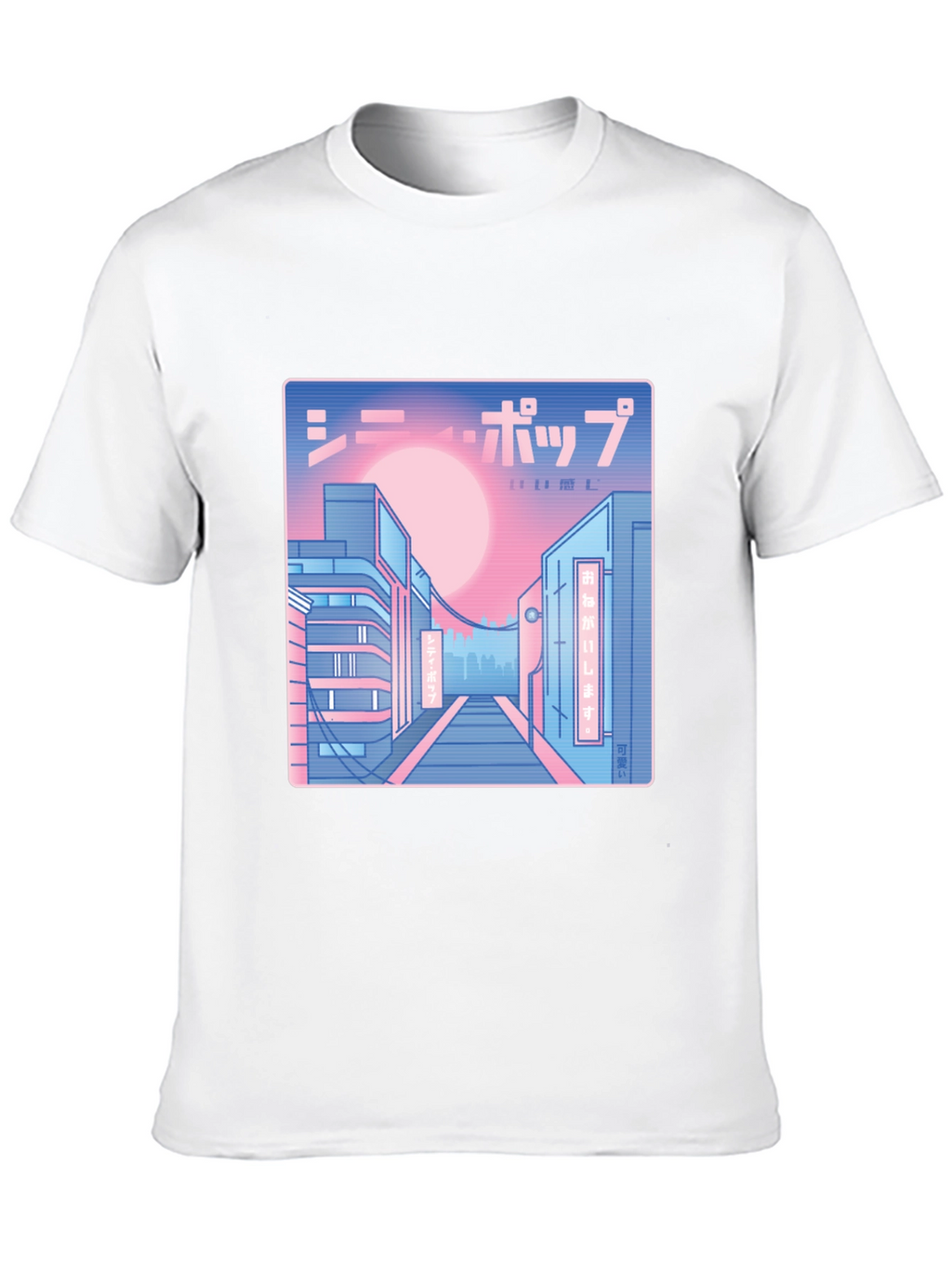 Synthwave Japan Aesthetic Graphic Tee