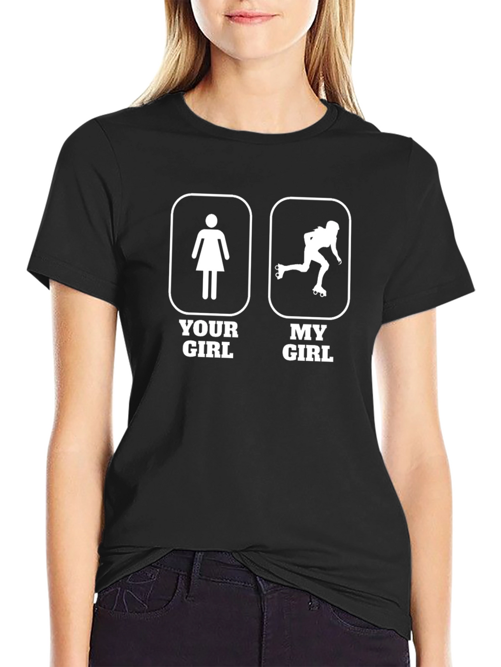 Your Girl My Girl Inline Skating T-Shirt