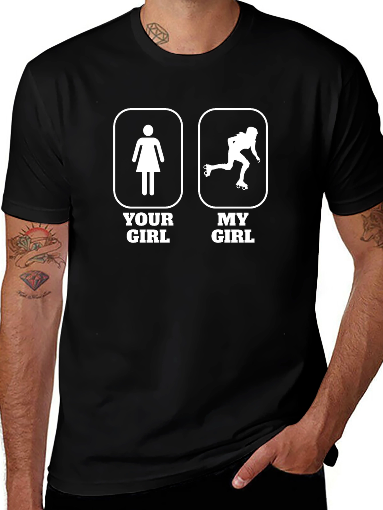 Your Girl My Girl Inline Skating T-Shirt