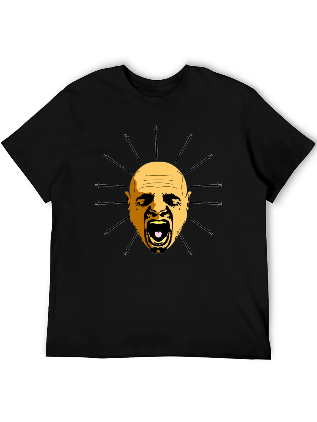 Horror Pinhead Graphic T-Shirt - Classic Movie Tee