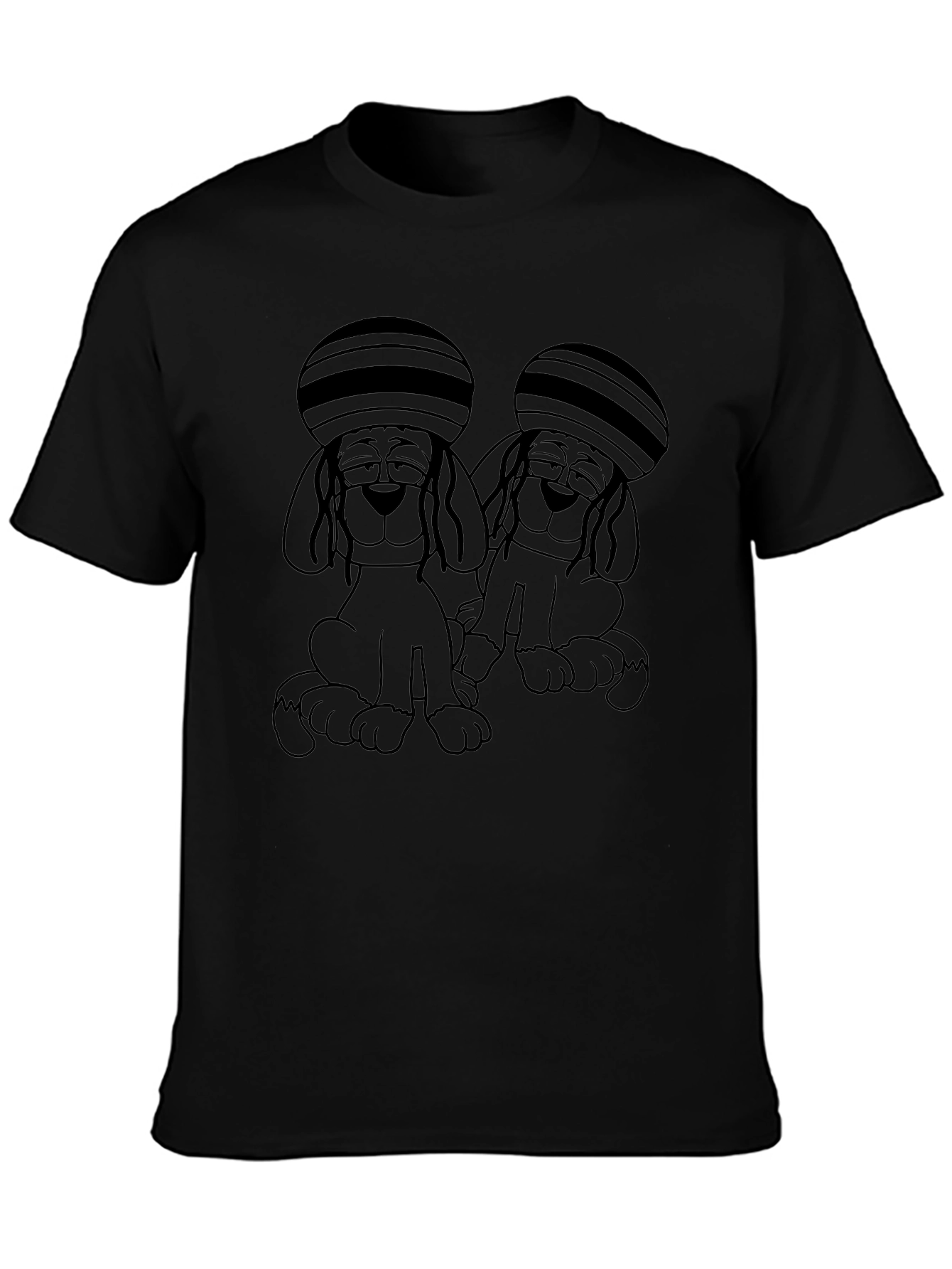 Retro Dog T-Shirt - Groovy Pup Design