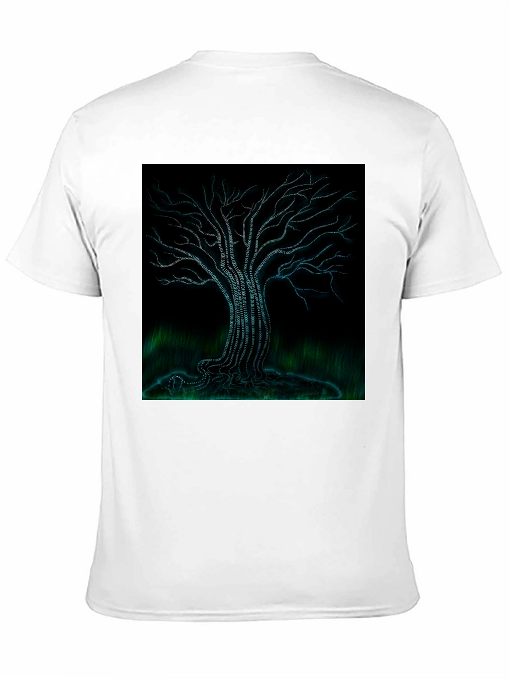 Binary Tree Graphic Tee - Black