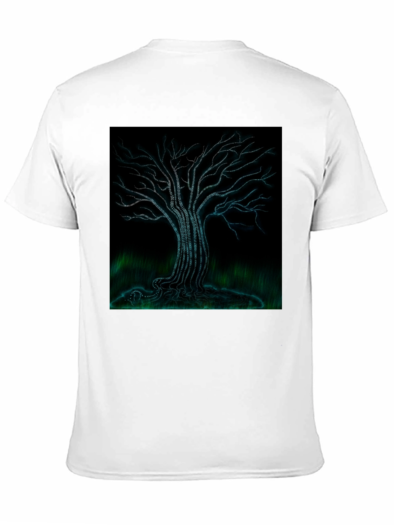Binary Tree Graphic Tee - Black