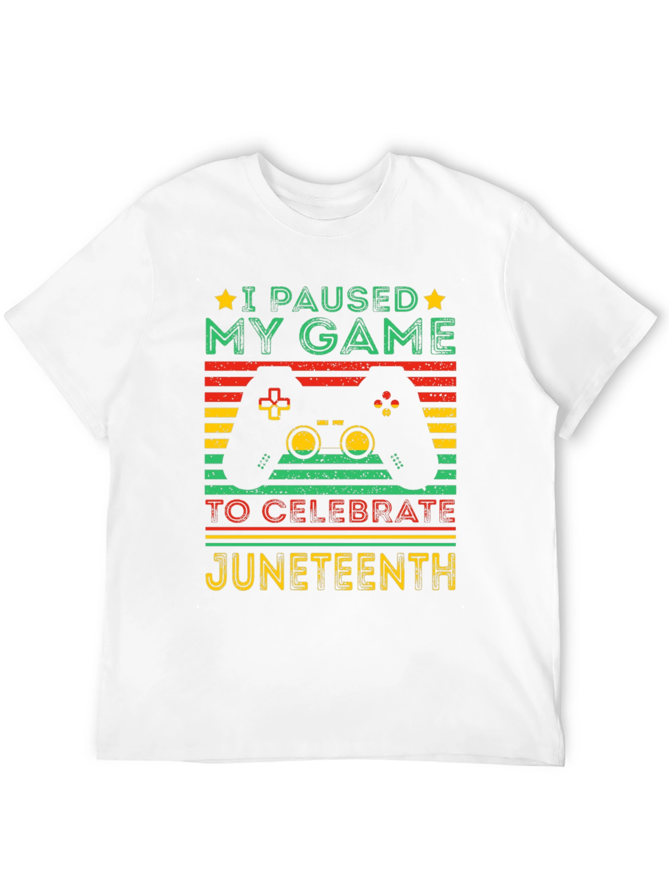 Juneteenth Gamer T-Shirt - Paused My Game