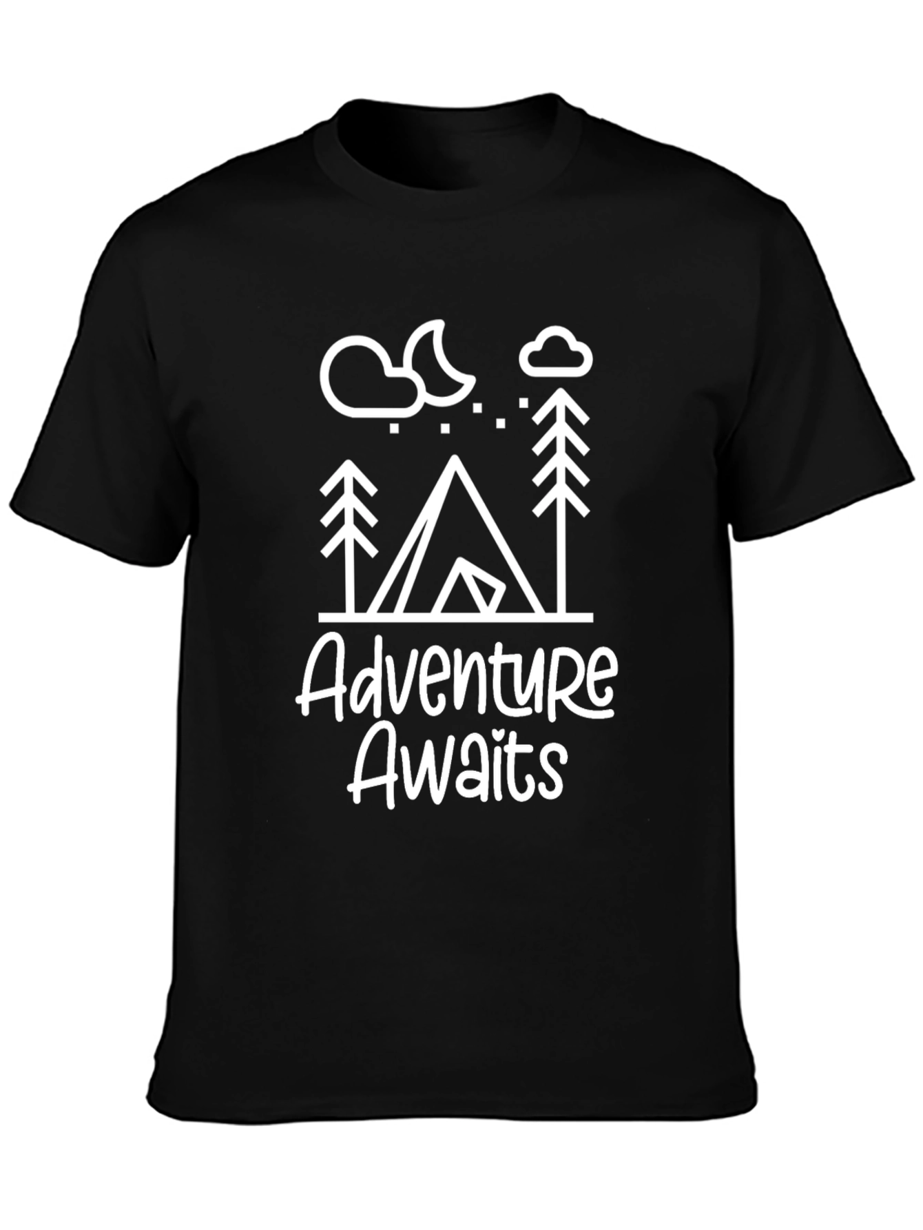 Adventure Awaits Graphic T-Shirt - Outdoor Camping Tee