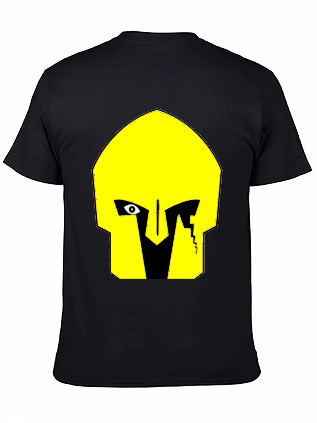 Abstract Graphic T-Shirt - Black