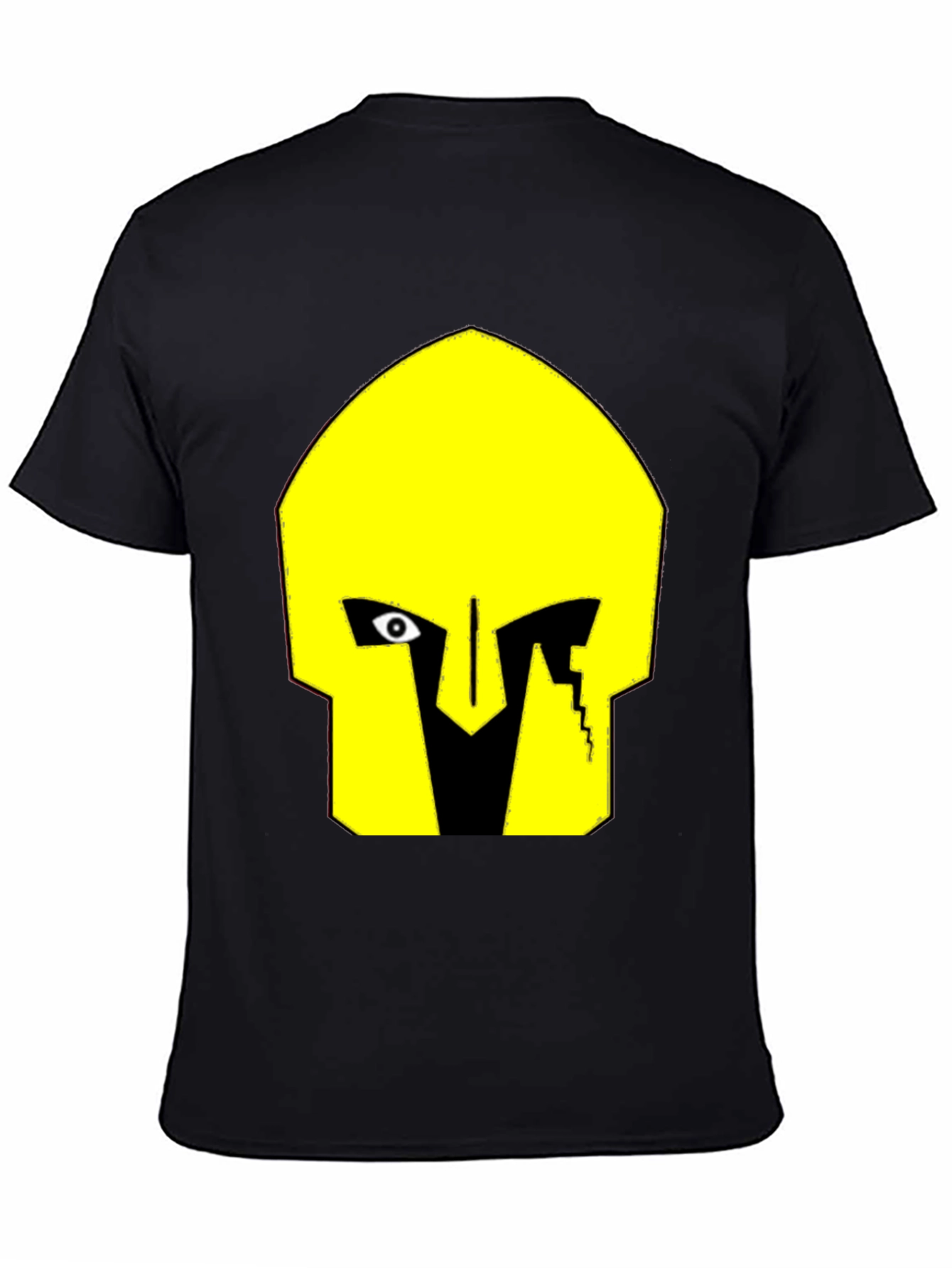 Abstract Graphic T-Shirt - Black