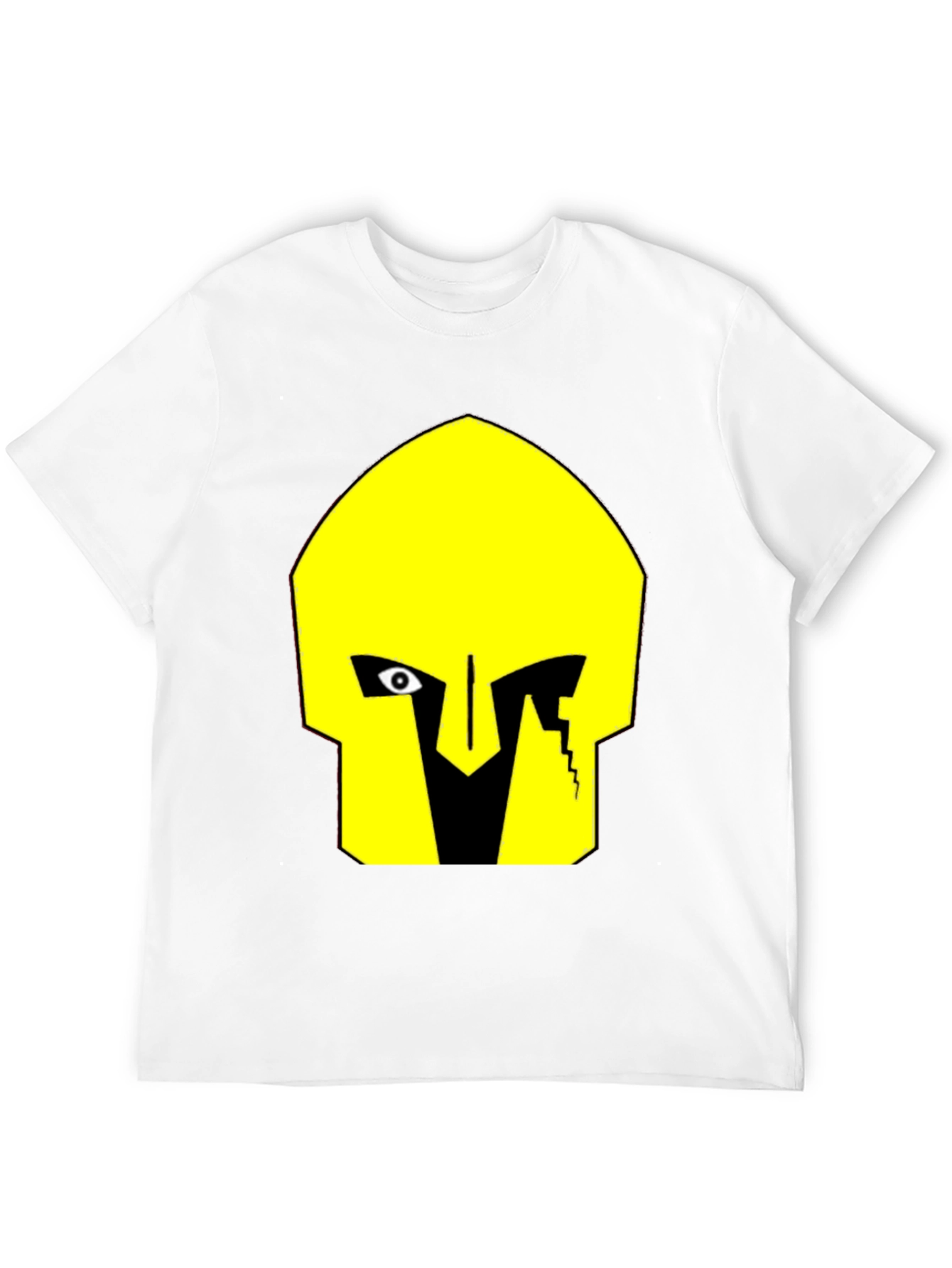 Abstract Graphic T-Shirt - Black