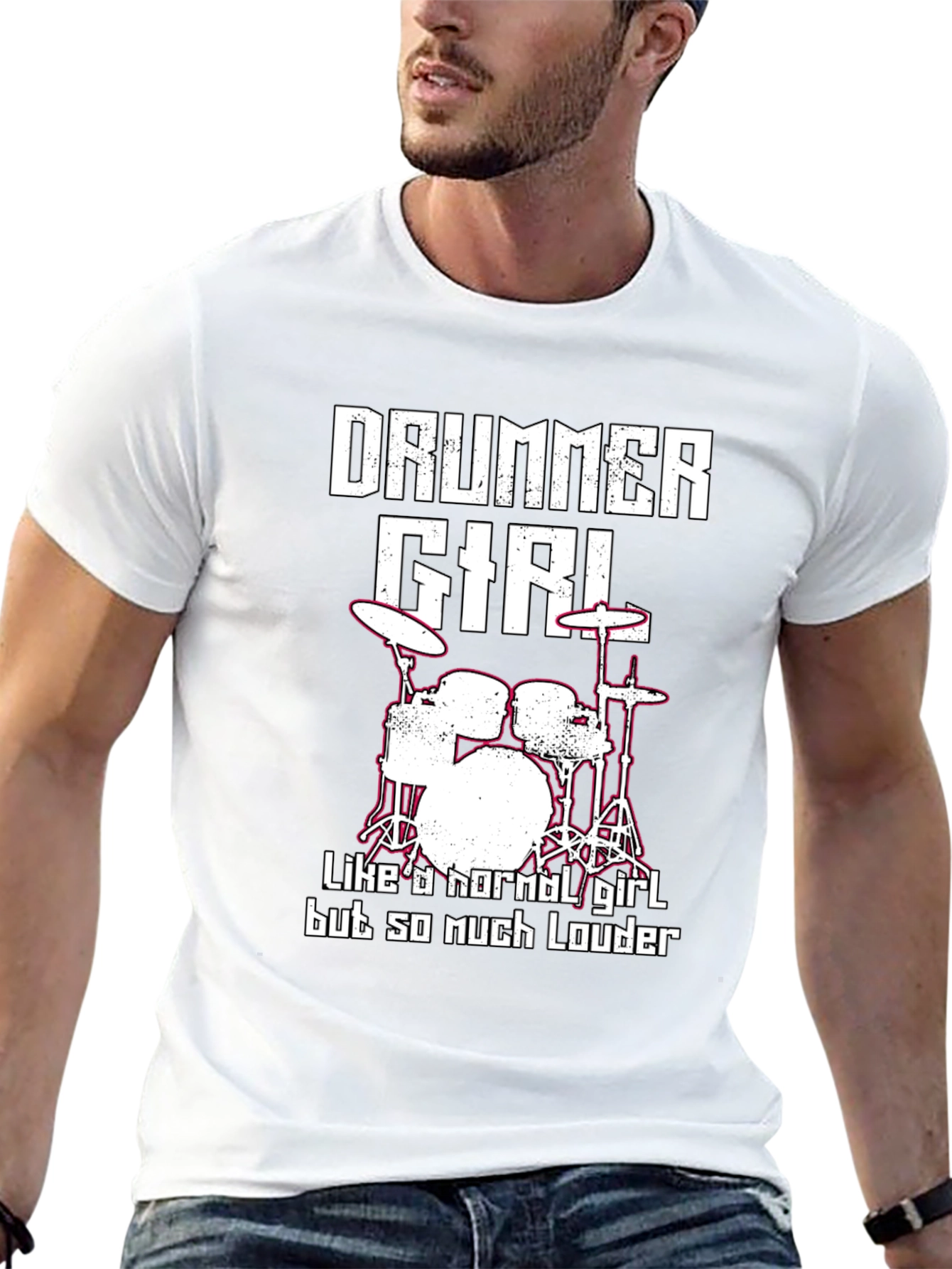 Drummer Girl T-Shirt - Loud & Proud!