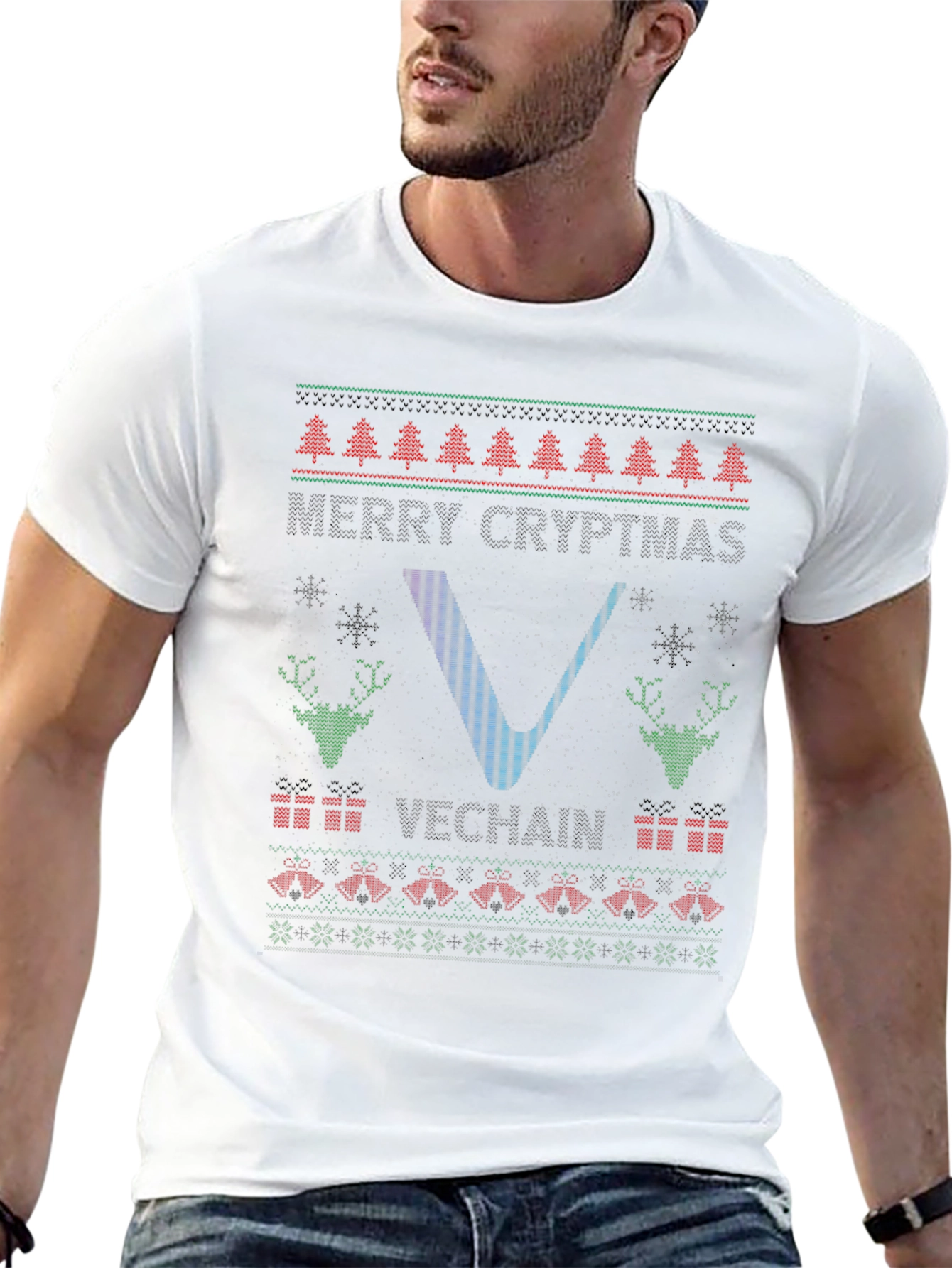 Ugly Christmas Sweater Style T-Shirt