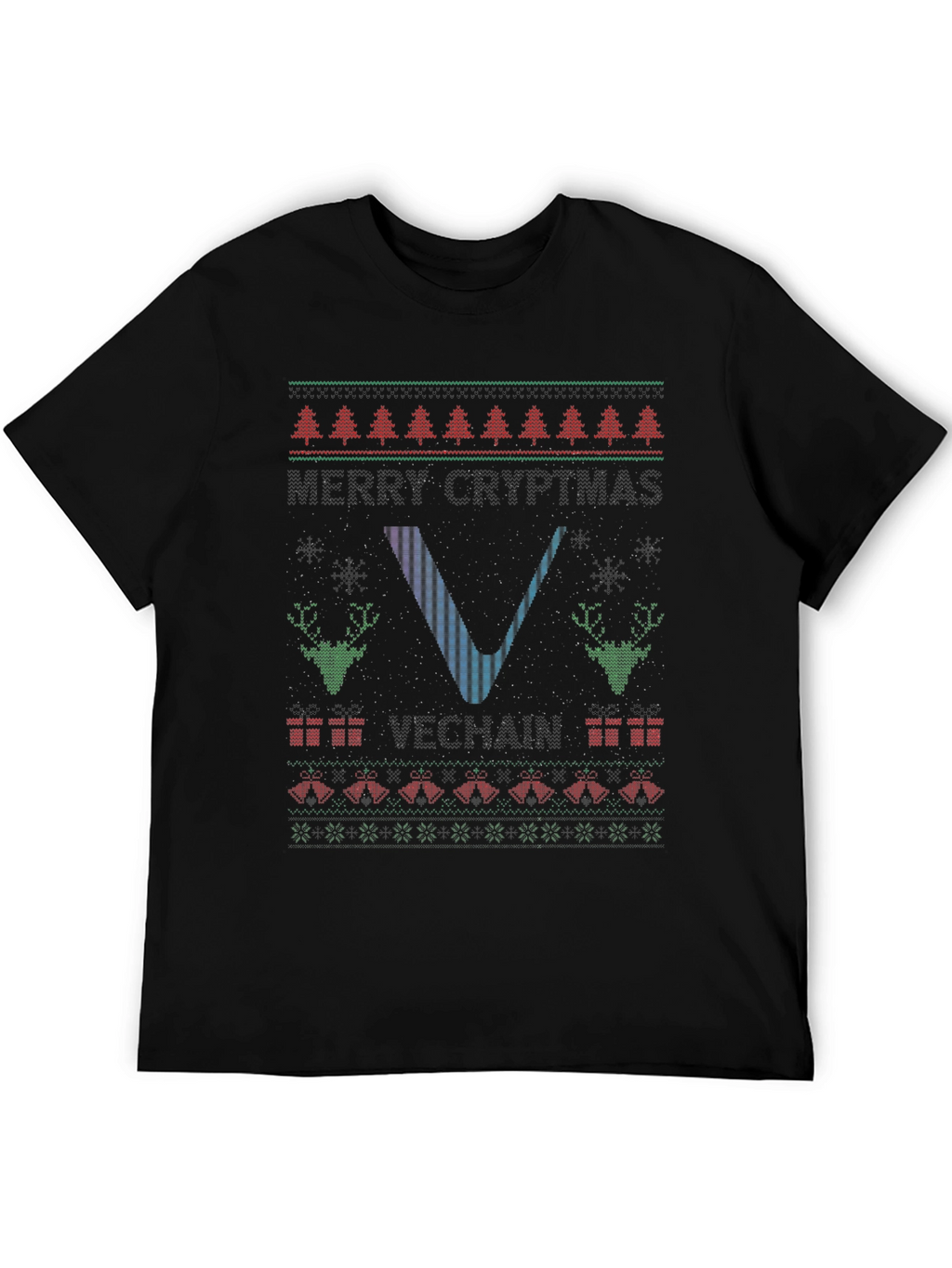 Ugly Christmas Sweater Style T-Shirt