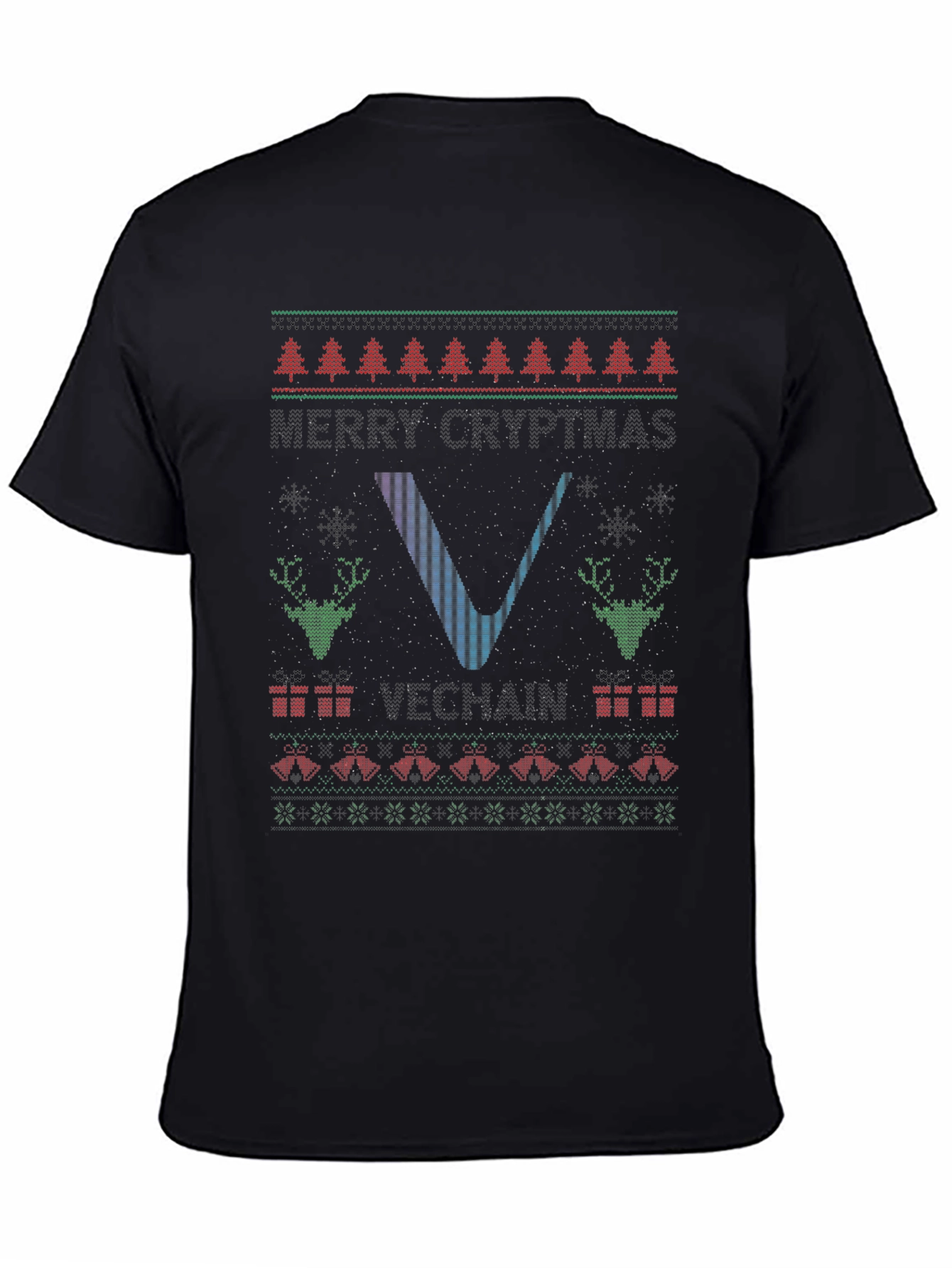 Ugly Christmas Sweater Style T-Shirt