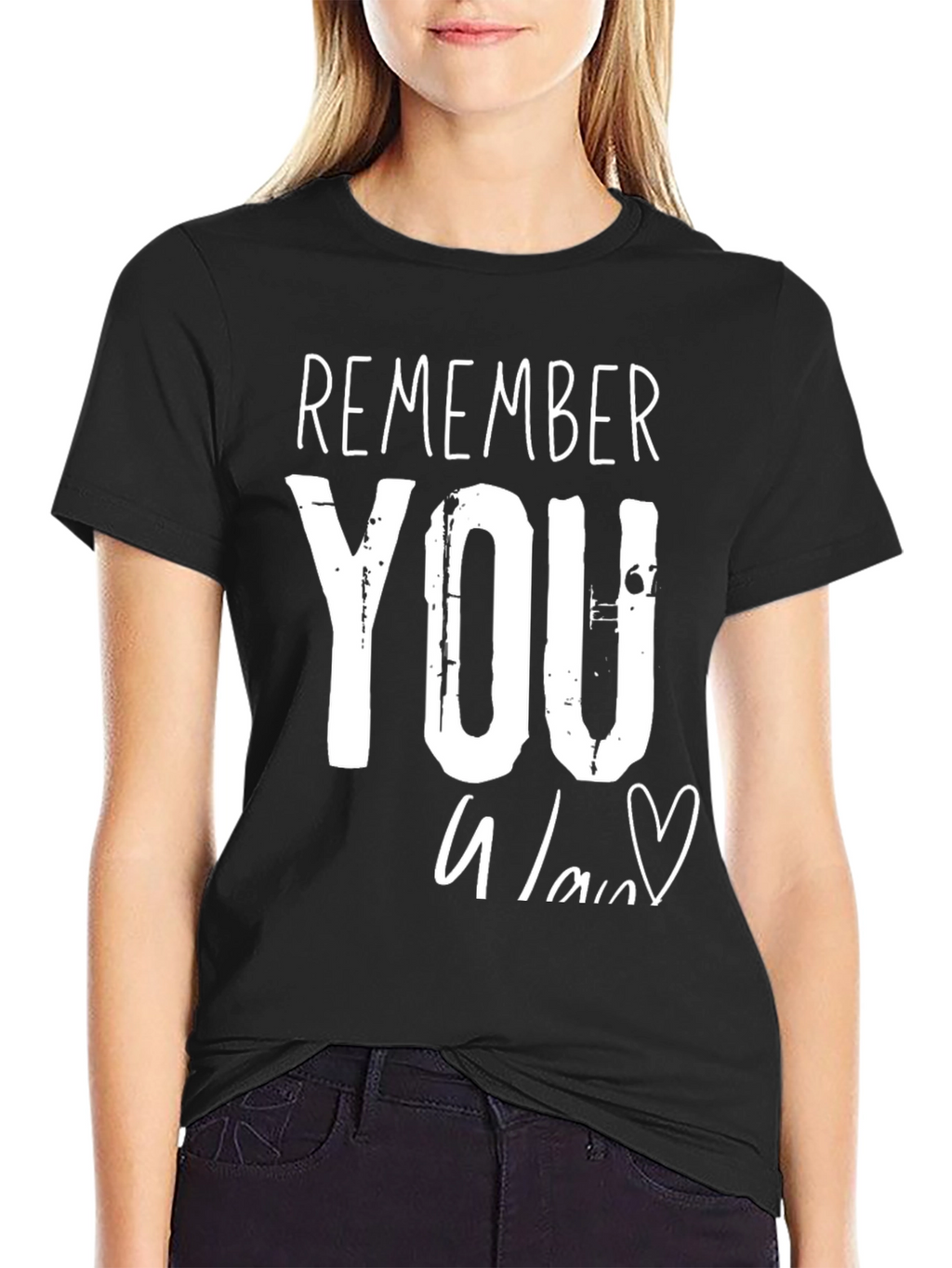 Remember You T-Shirt - Heart Graphic Tee