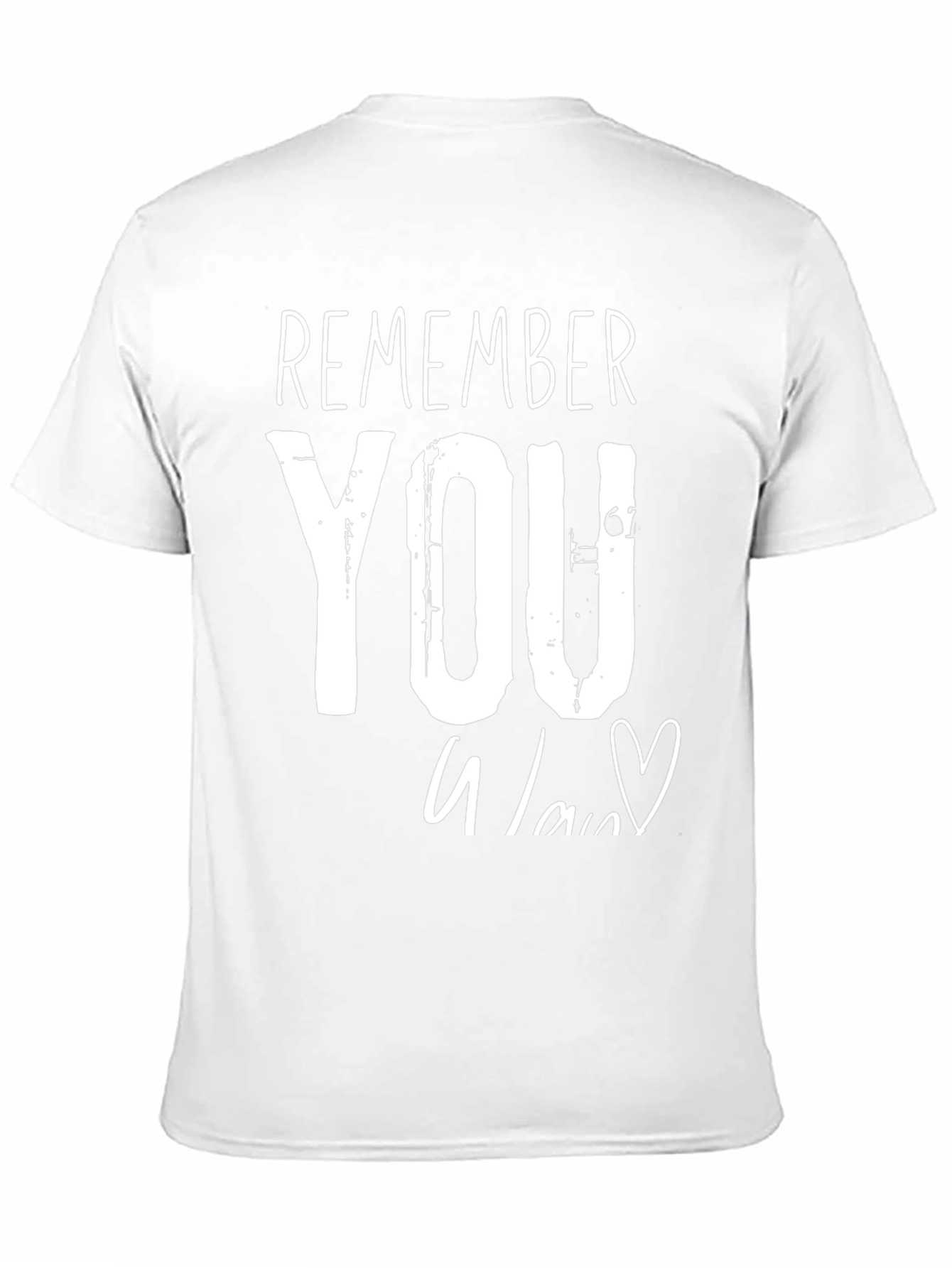 Remember You T-Shirt - Heart Graphic Tee