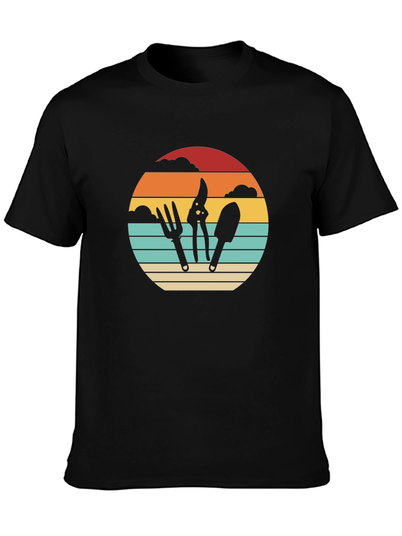 Gardening Tool Sunset T-Shirt