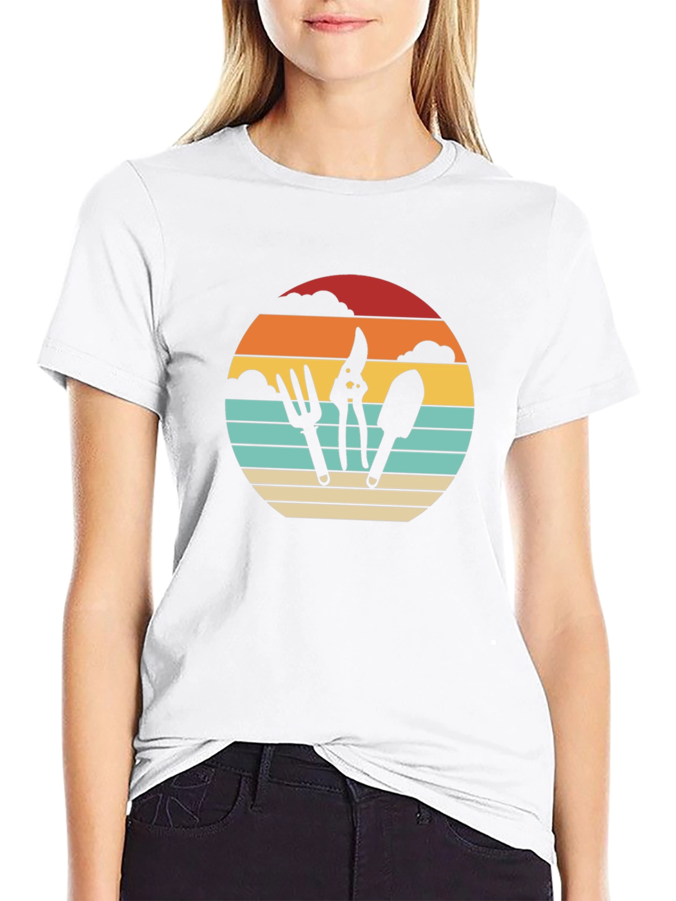 Gardening Tool Sunset T-Shirt