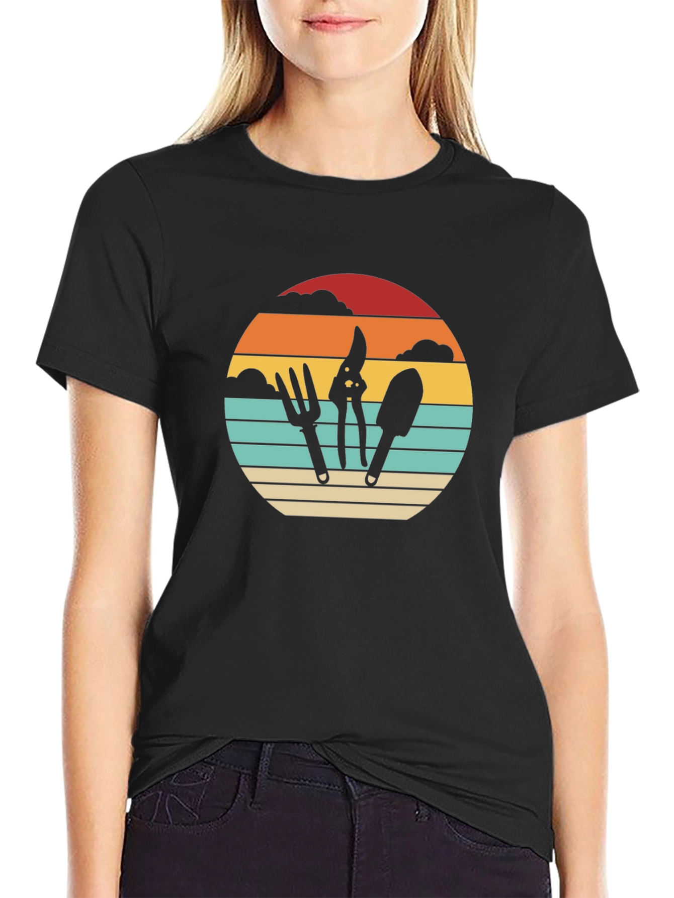 Gardening Tool Sunset T-Shirt