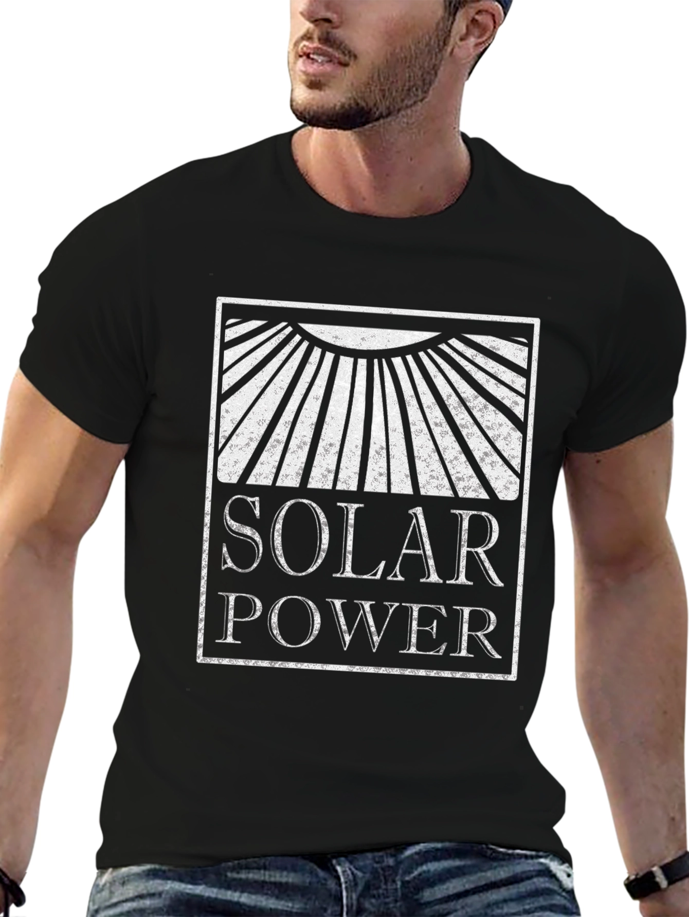 Solar Power Graphic Tee - Sustainable Energy T-Shirt