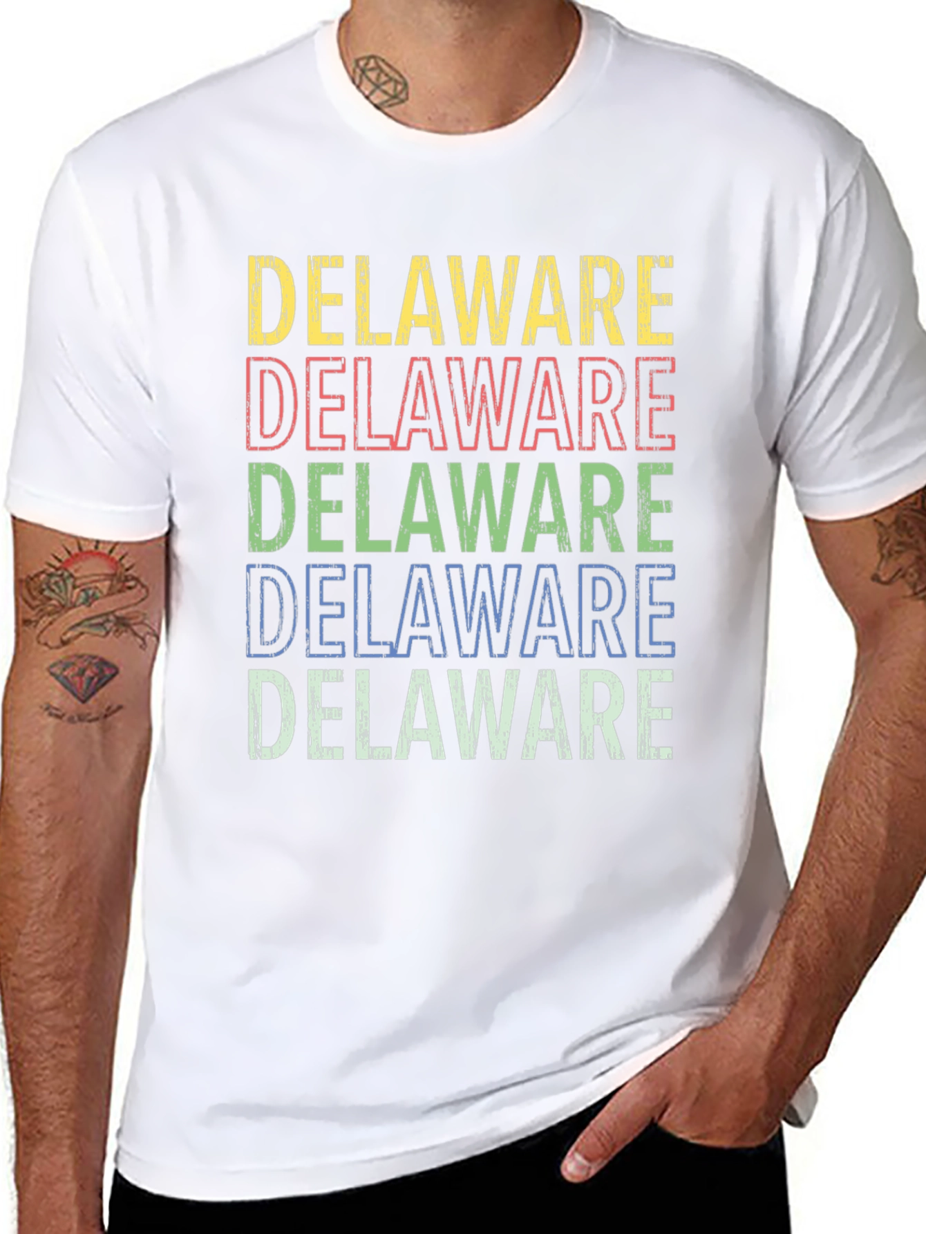 Delaware State Pride Graphic T-Shirt