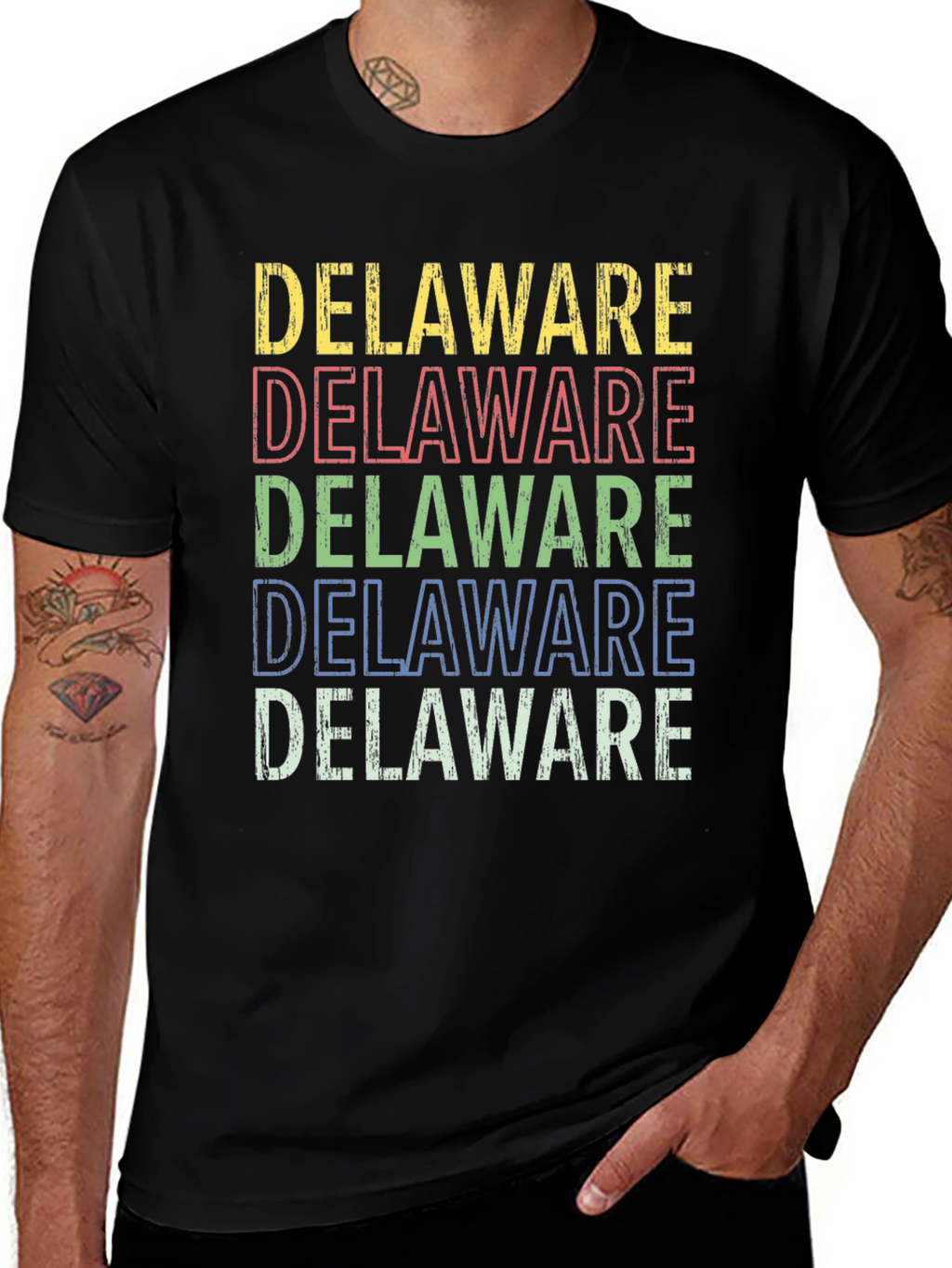 Delaware State Pride Graphic T-Shirt