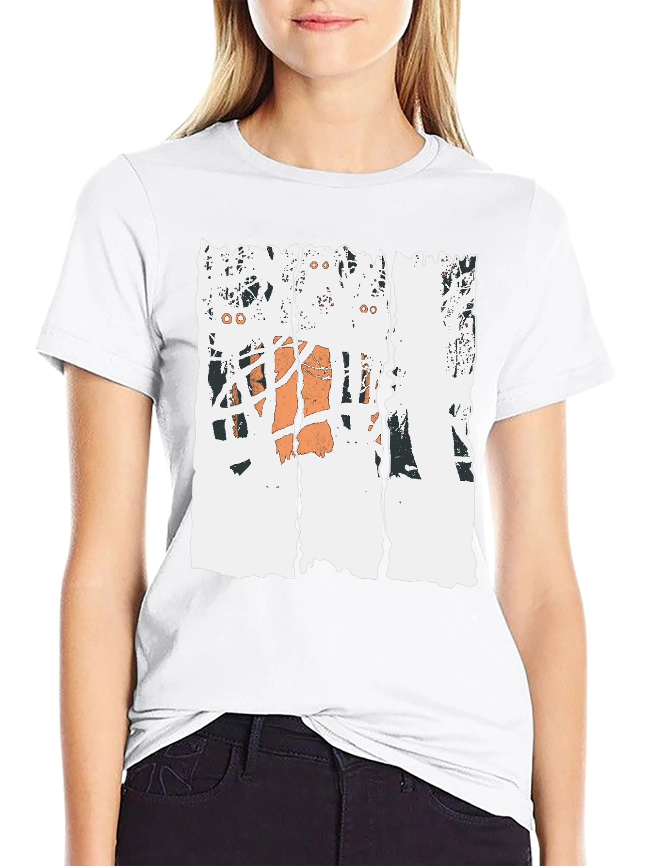 Distressed Basketball Graphic Tee - Black Cotton T-Shirt
