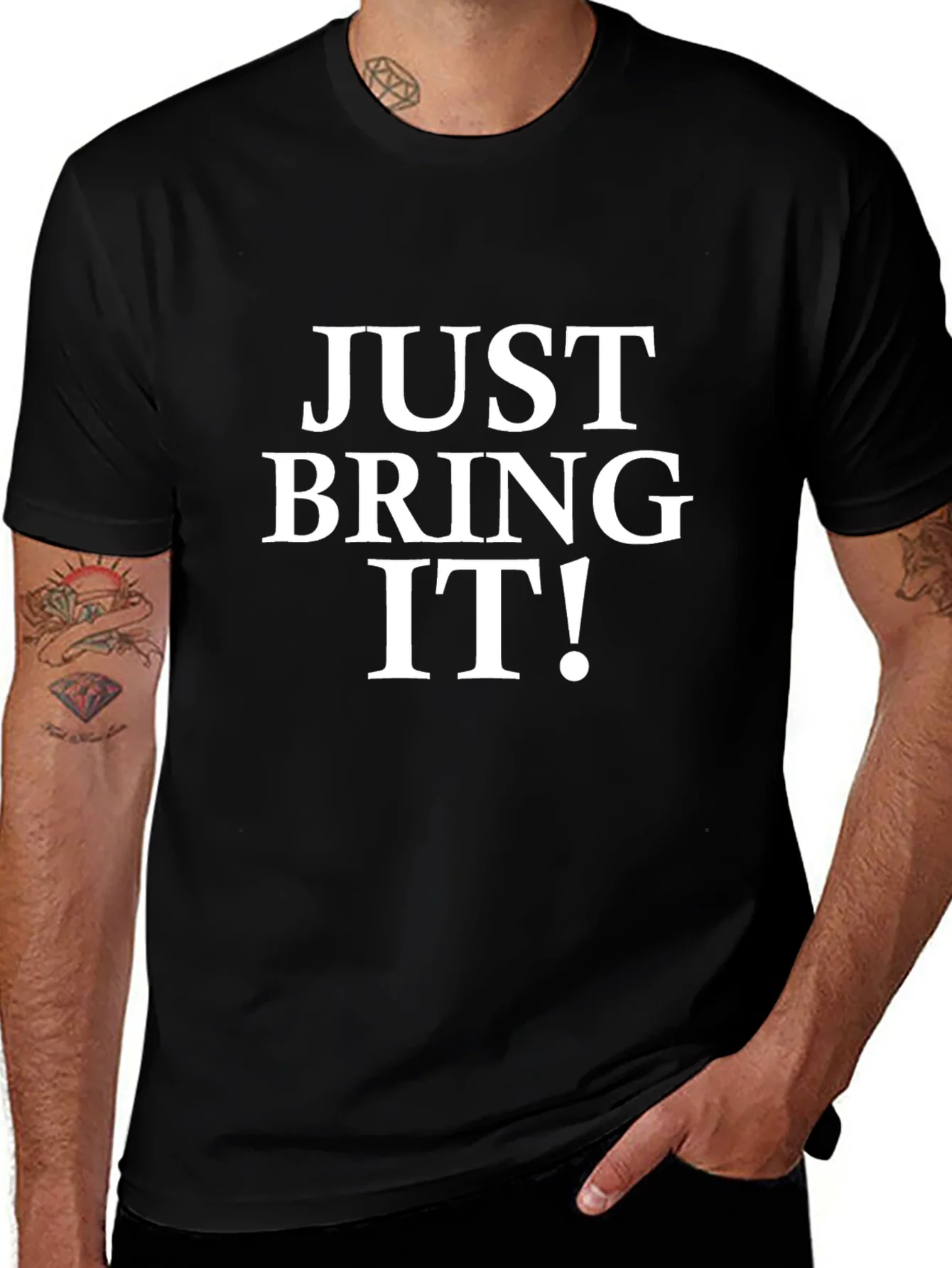 Just Bring It! Graphic Tee - Bold Statement T-Shirt
