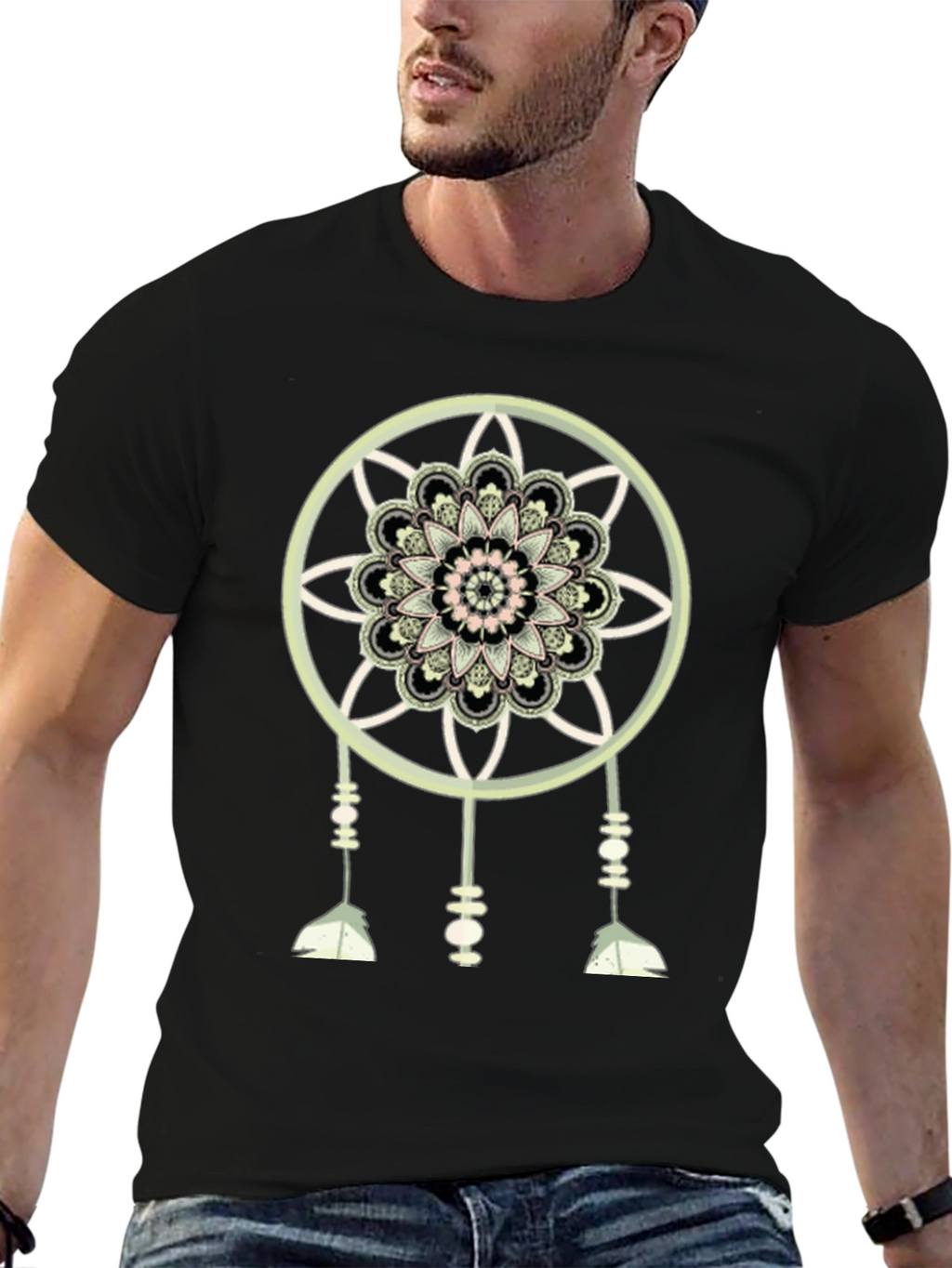 Dreamcatcher Mandala Graphic T-Shirt - Stylish & Unique