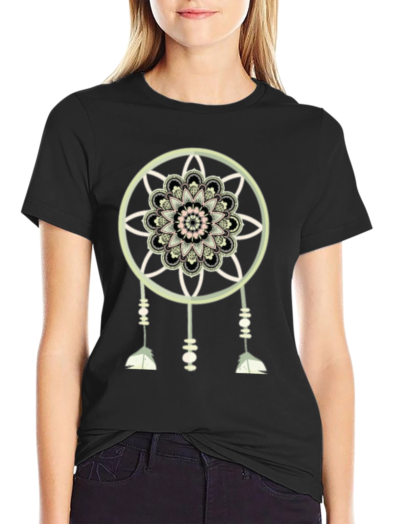Dreamcatcher Mandala Graphic T-Shirt - Stylish & Unique