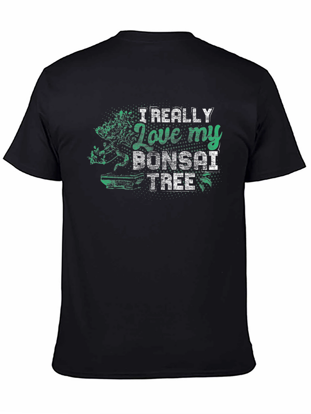 Bonsai Tree Lover Black T-Shirt